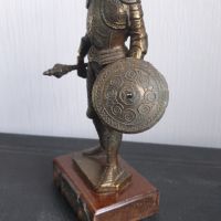 Бронзова ,масивна статуетка на рицар "Sec.XV", снимка 6 - Антикварни и старинни предмети - 45127666