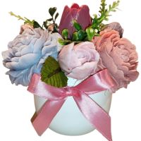 Сапунени рози,цветя и други изделия, снимка 3 - Подаръци за жени - 44623636