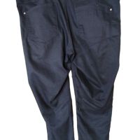 Дамски панталон LC Waikiki, 7/8, 67% памук, 29% полиестер, Черен, 46, снимка 2 - Панталони - 45683224