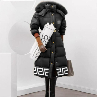 Дамско зимно дълго яке/палто Versace Реплика , снимка 1 - Якета - 45025690