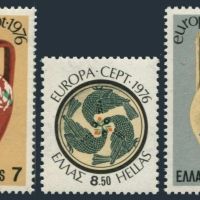 Гърция 1976 Eвропа CEПT (**) чиста, неклеймована серия, снимка 1 - Филателия - 45466801