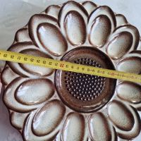 Голяма чиния плато за сервиране  -  d 29см керамика, снимка 3 - Чинии - 45596280