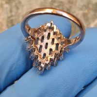 Сребърен пръстен с Кристали Циркони, снимка 8 - Пръстени - 45301461