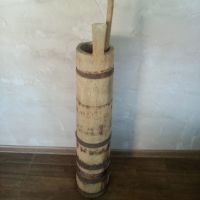 Стара дървена буталка за масло., снимка 13 - Антикварни и старинни предмети - 45681515