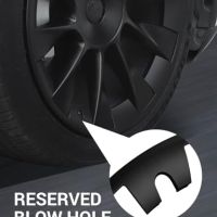 Нови BASENOR 20' Рим Капачки за Tesla Y - Устойчиви и Елегантни протектори гуми, снимка 3 - Аксесоари и консумативи - 45217774