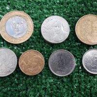 лот от 7 различни монети Бразилия, снимка 2 - Нумизматика и бонистика - 45286063