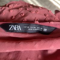 Нова разкошна ефирна ежедневна елегантна феерична розова пепел от рози рокля zara Zara Зара Мароко , снимка 5 - Рокли - 45891810