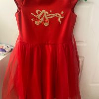 Детска червена рокличка , снимка 1 - Детски рокли и поли - 45344545