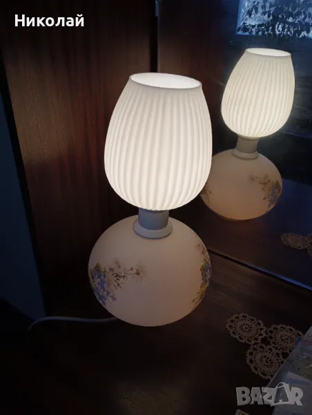 Красива нощна лампа със светещо тяло, снимка 1