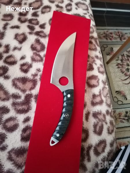 Нож от n690 стомана закалена на 60hrc., снимка 1