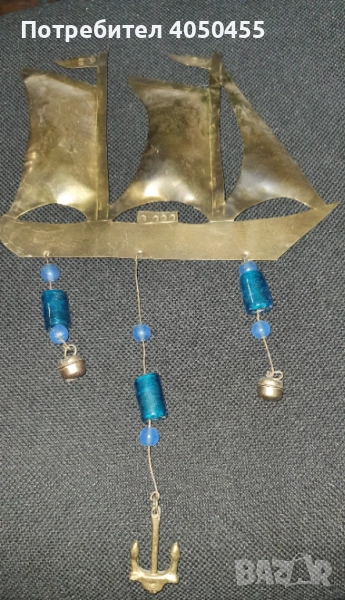 Бронзова апликация старинна, снимка 1