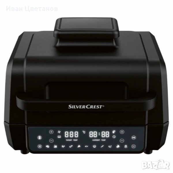 Уред 2 в 1 SilverCrest Air Fryer with Grill – хрупкаво, вкусно и без мазнина, снимка 1
