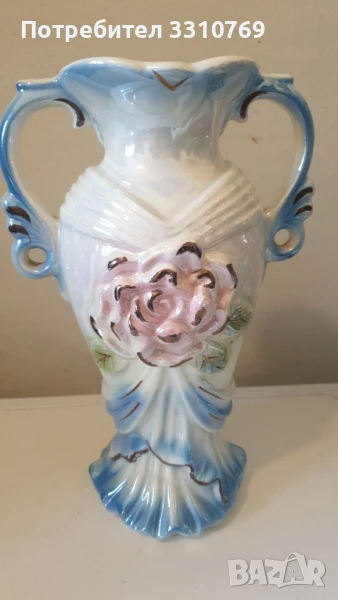 Голяма класическа порцеланова ваза. , снимка 1
