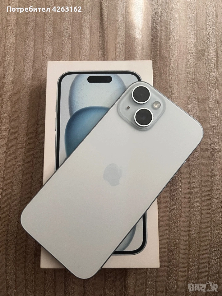 iPhone 15 128GB Blue, снимка 1