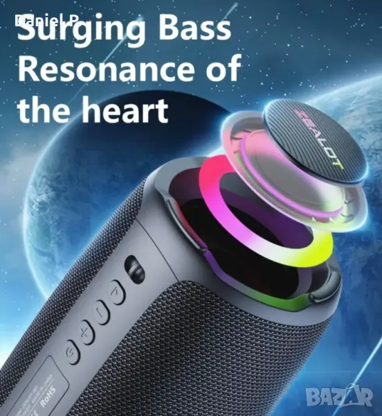 ZEALOT S61 20W Безжичен високоговорител с мощен звук и бас, снимка 1