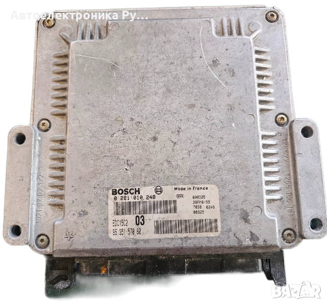 компютър PEUGEOT 406 2.0 HDI BOSCH, 0281010248, 96 351 570 80, 9635157080, EDC15C2 , снимка 1