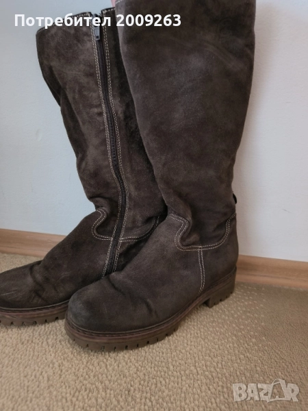 Дамски ботуши велур , снимка 1