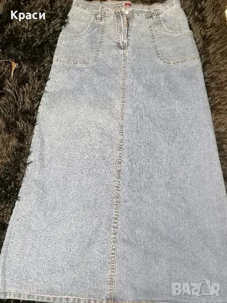 дънкова пола , снимка 1