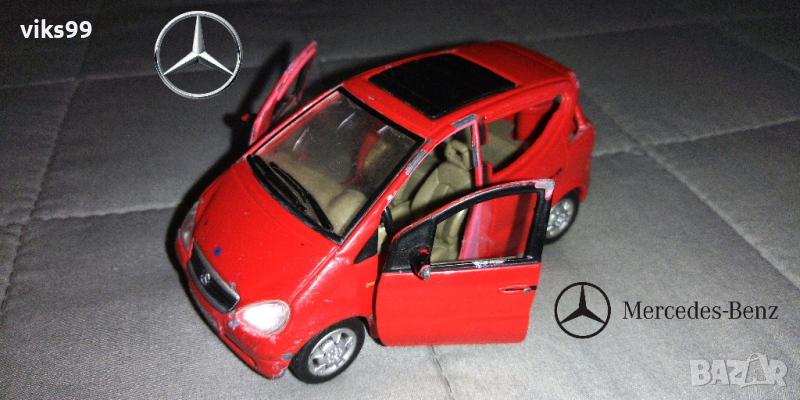 Mercedes Benz A140 Red Hongwell 1/43, снимка 1