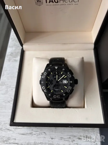 Tag Heuer Aquaracer 500 Black PVD Calibre 16, снимка 1