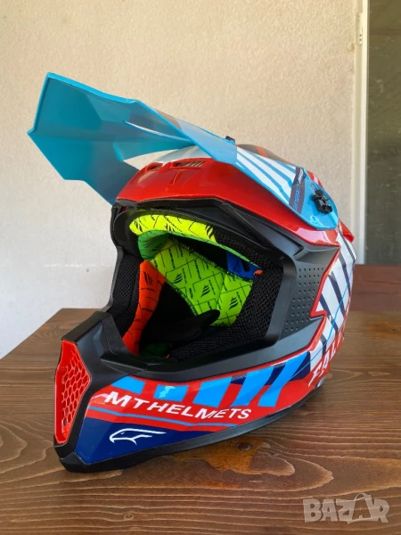 Каска за крос Falcon energy fluo L, снимка 1