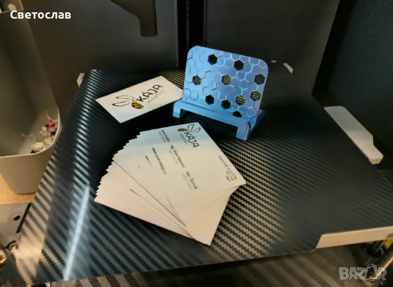 Поставка за визитки – практично и стилно решение за вашето бюро, снимка 1