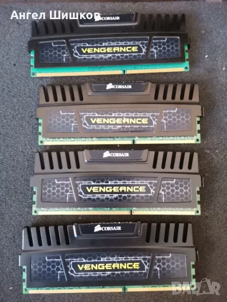 RAM Рам памет Corsair Vengeance 4x4GB 16GB DDR3 1600MHz, снимка 1