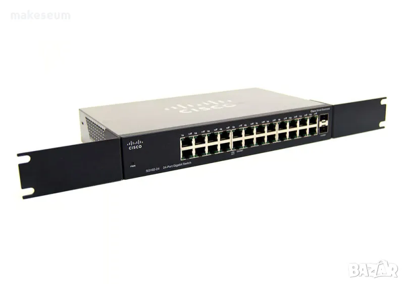 24 портов гигабит Суич Cisco SG102-24-EU, снимка 1