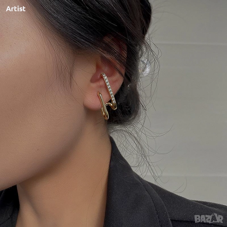 Нови елегантни обеци от качествена стомана, снимка 1