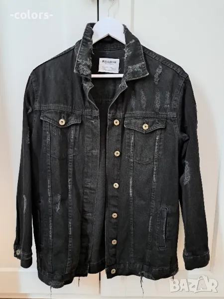 Дамско оувърсайз деним яке Pull & Bear, снимка 1
