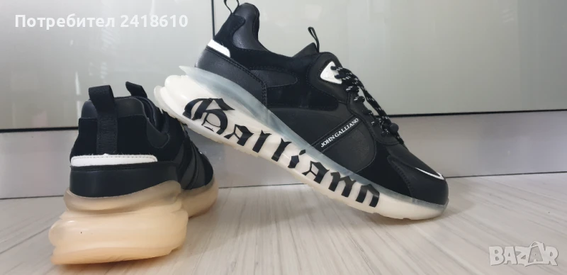 John Galliano Sneakers Mens Size 43 / 27.5см. НОВО! ОРИГИНАЛ! Мъжки Спортно - елегантни Кецове!, снимка 1