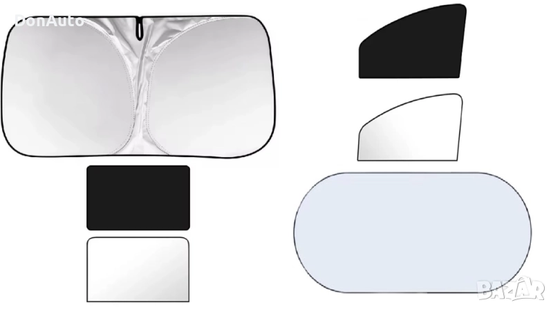 Комплект универсални сенници, снимка 1