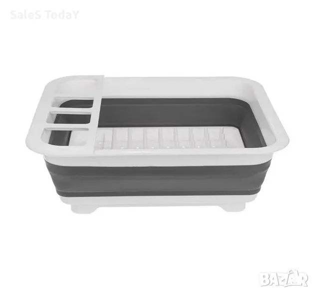 Сушилник за чинии/ съдове/ чаши, сгъваем, 36см, снимка 1