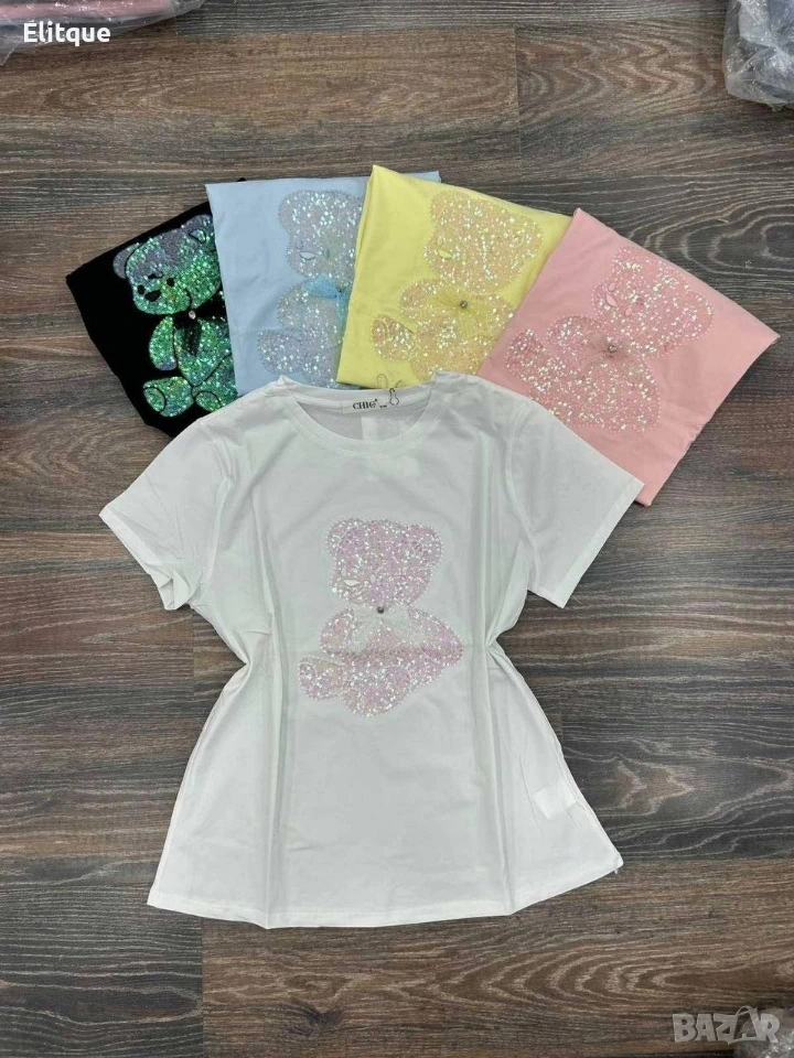 тениски с мече и камъни , снимка 1