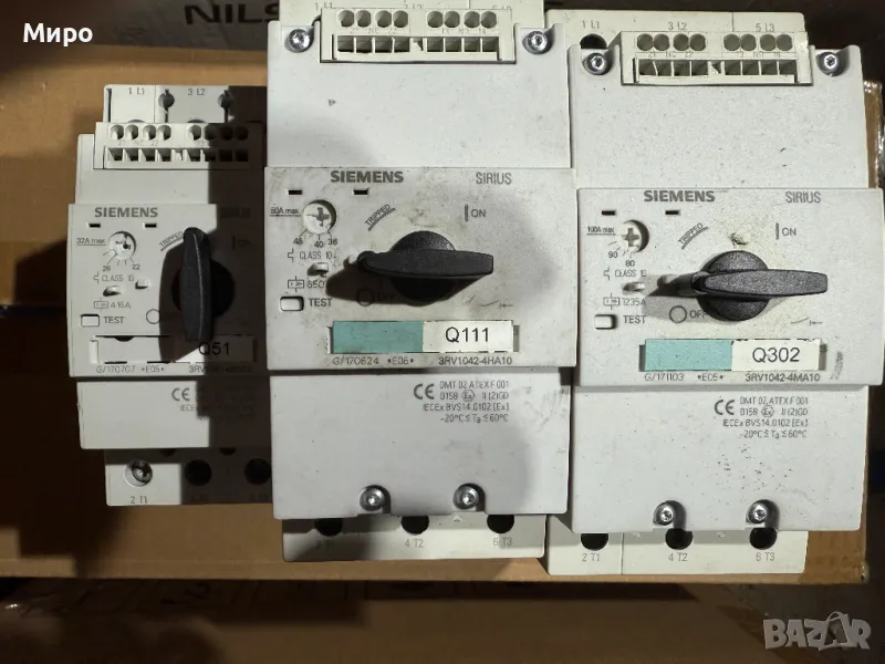 Моторна защита Siemens 36-50A - 3RV1042-4HA10, снимка 1