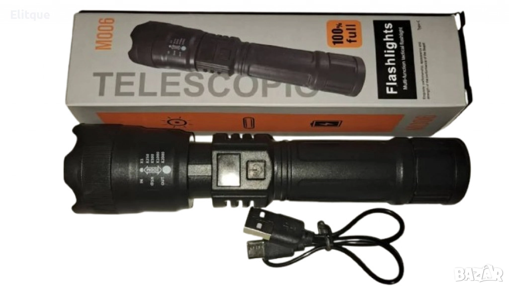 Компактно и ултра ярко лазерно фенерче – Вашият надежден спътник в тъмното, снимка 1