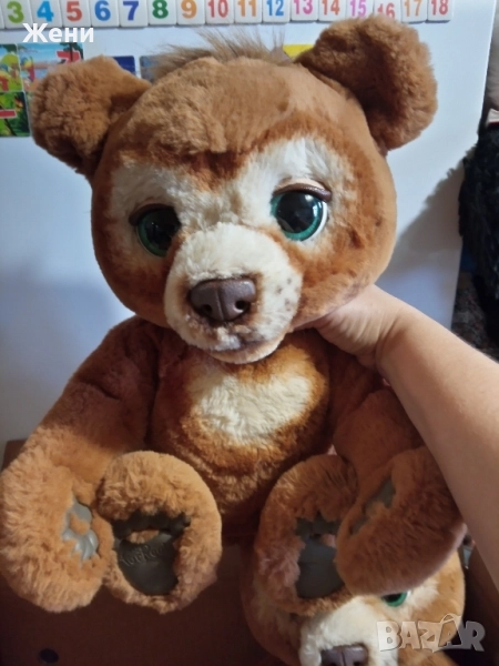 💖Интерактивни играчки FurReal Friends Hasbro - мече Cubby, лъв, папагал, дракон, динозавър, куче, снимка 1