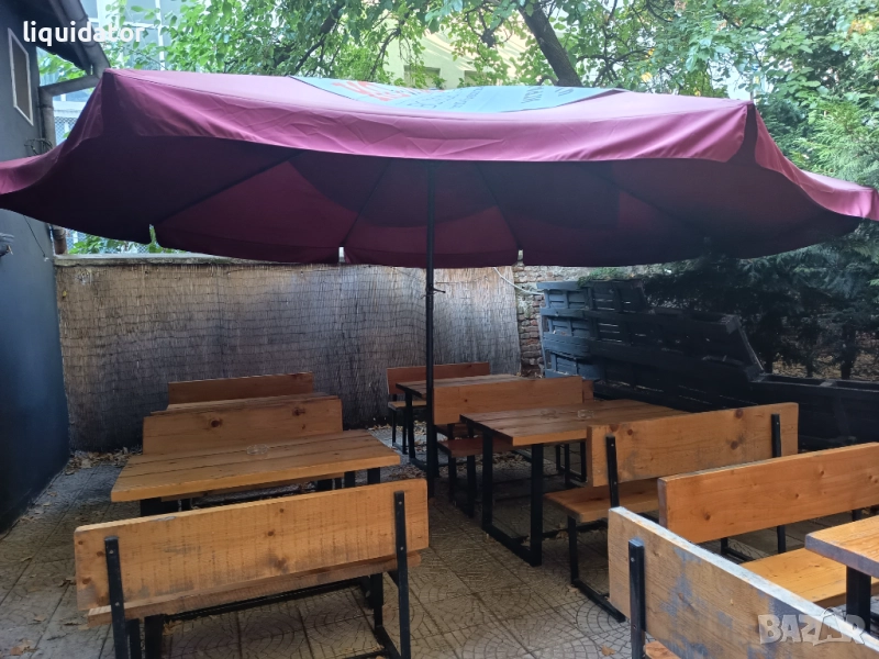 Голям чадър 6 м., снимка 1