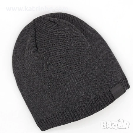 Мъжка зимна шапка в тъмно сиво изчистен модел Код на продукта:MSHA-04, снимка 1