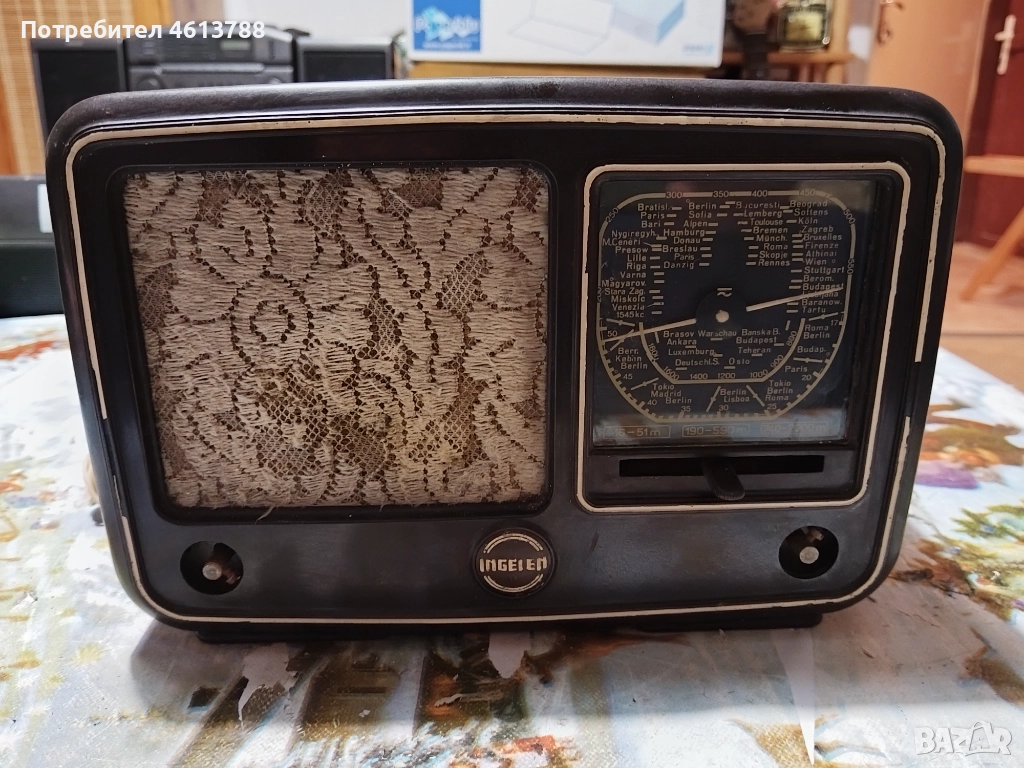 Бакелитено радио Ingelen, снимка 1