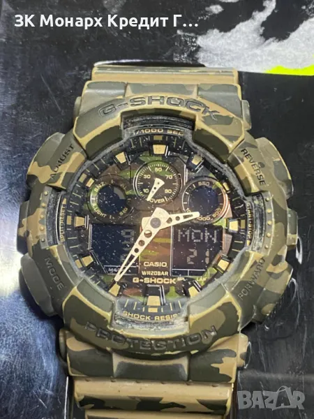 Часовник G-shock GA-100CM Camo, снимка 1