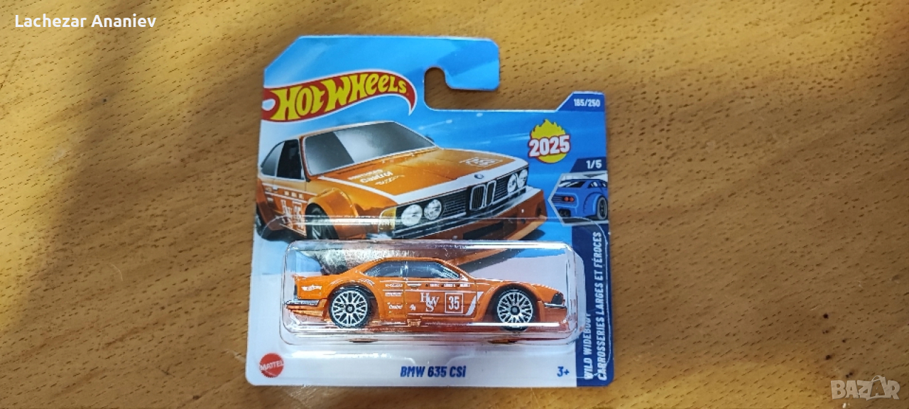 Hot Wheels - BMW 635 CSI, снимка 1