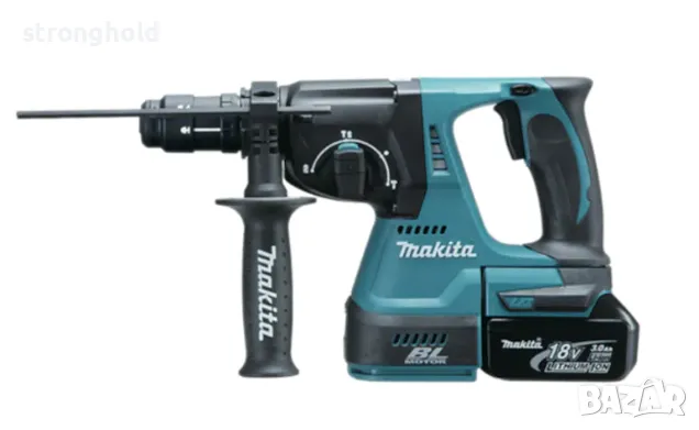 Акумулаторен перфоратор Makita DHR243RFE , 2 акумулатора, Зарядно устройство, снимка 1