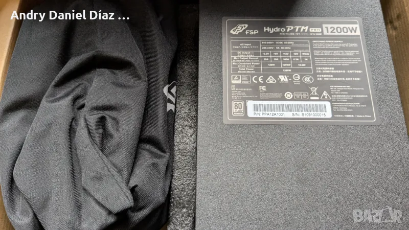 Захранващ блок FSP Group Hydro PTM PRO 1200W, снимка 1
