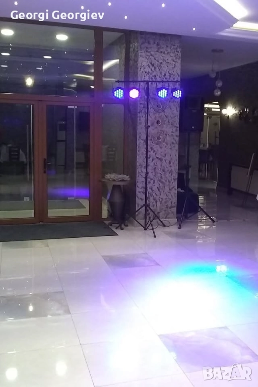 4 бр. лед пар 36 с стойка към тях. , снимка 1