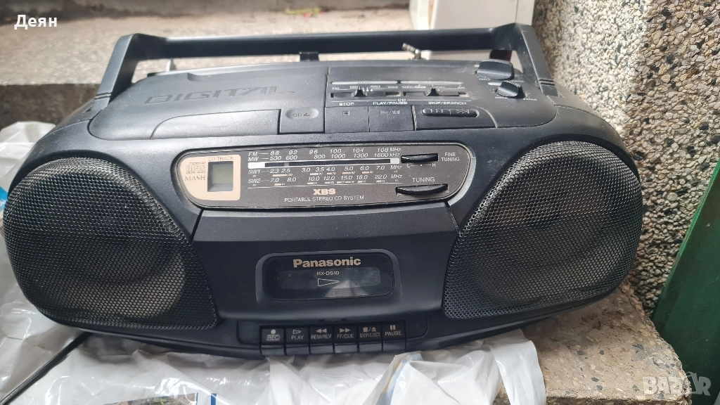 Panasonic cd kaset радио , снимка 1
