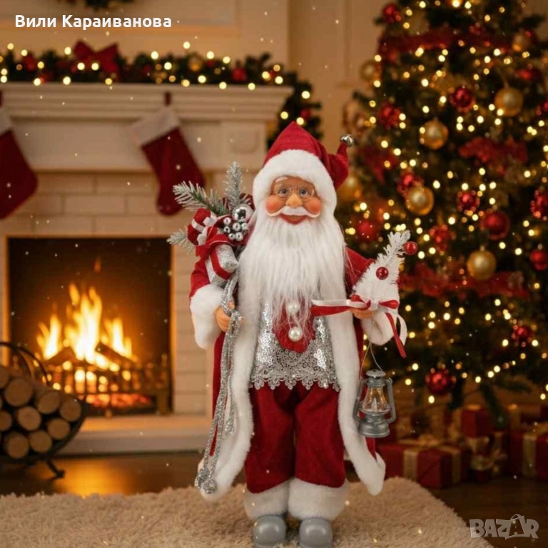 Коледна фигура Дядо Коледа – създай празнично настроение у дома!, снимка 1
