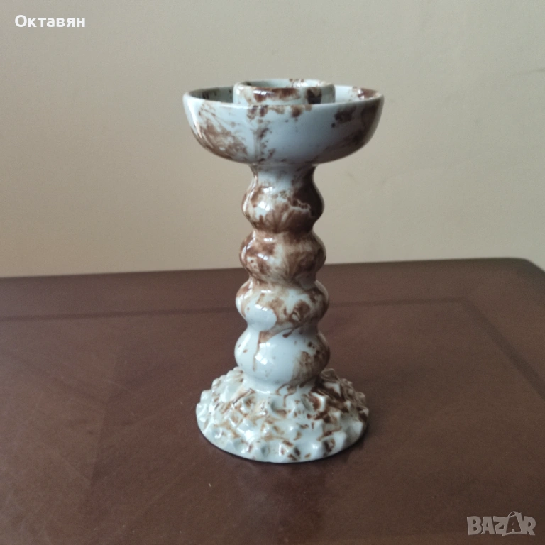 Порцеланов свещник, снимка 1