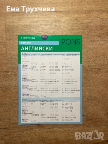 Спомагателни помагала по английски и български език - PONS, снимка 3 - Ученически пособия, канцеларски материали - 52809418