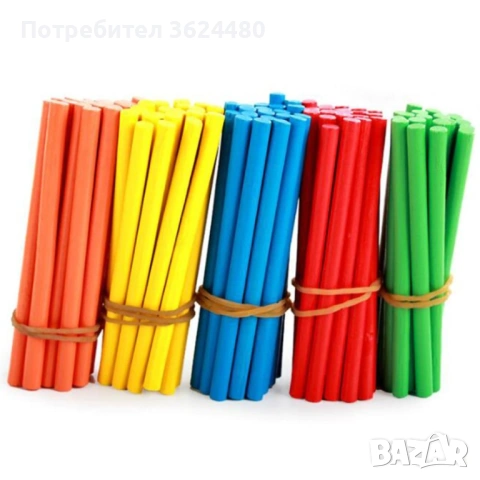 Дървени клечки за смятане и броене 3609, снимка 5 - Образователни игри - 53452812